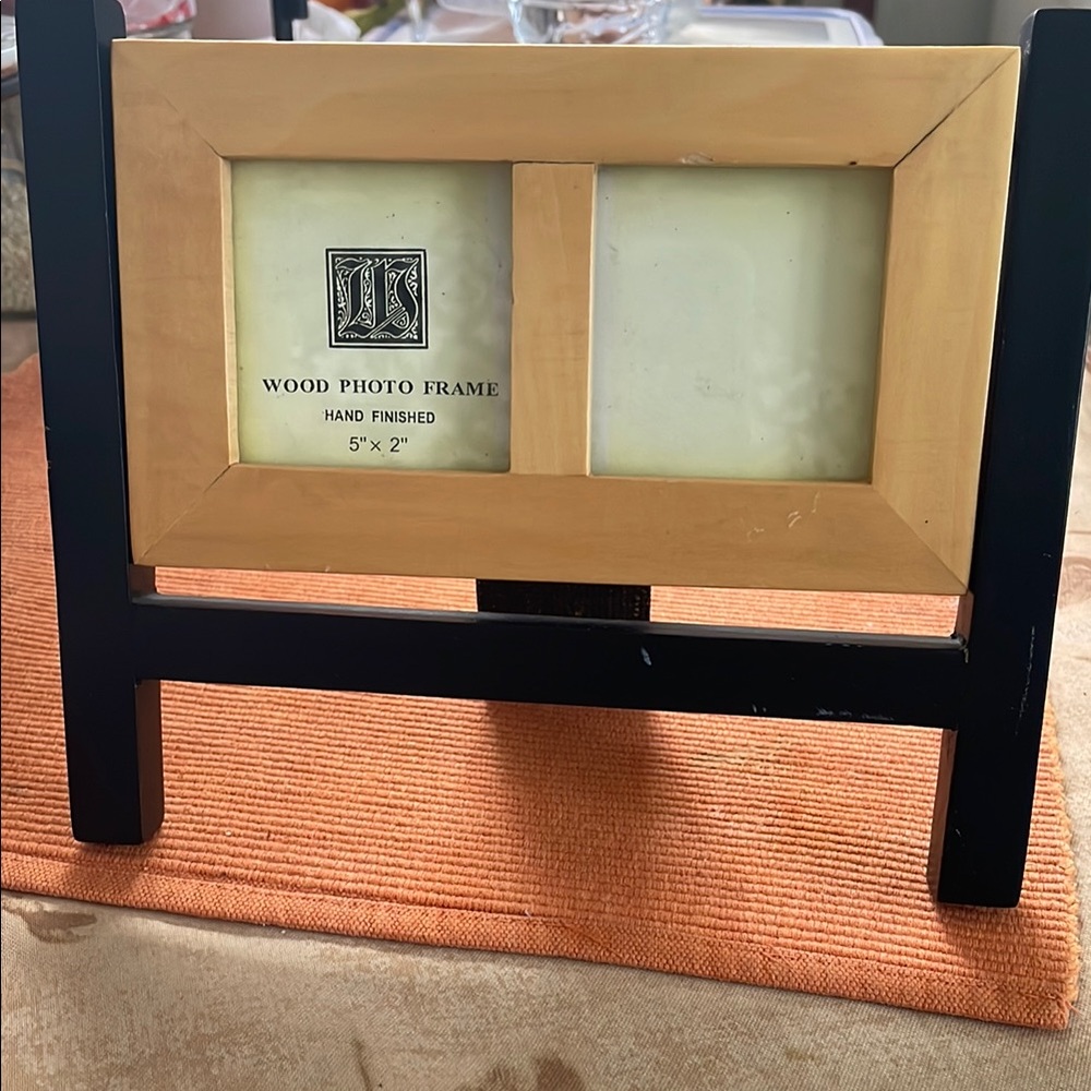 Hand Finished Wooden -Doble Photo Frame